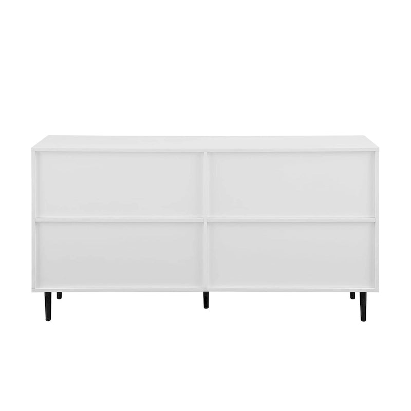 58-Inch Mid-Century Modern Four-Door Buffet