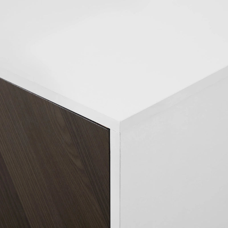 58-Inch Mid-Century Modern Four-Door Buffet