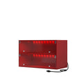 Glass-Door Sneaker Storage Cabinet with RGB LED Lighting