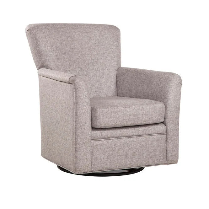 Upholstered 360-Degree Swivel Rocker Chair