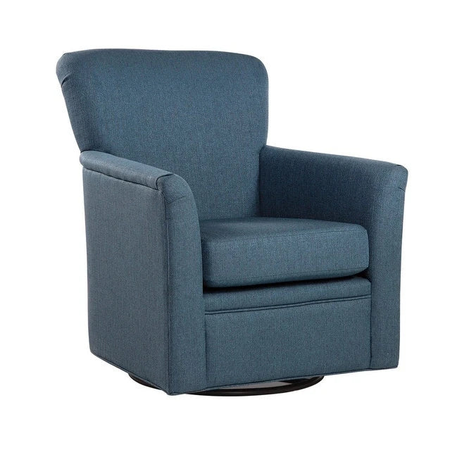 Upholstered 360-Degree Swivel Rocker Chair
