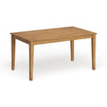 60-Inch Rectangular Wood Dining Table for Six