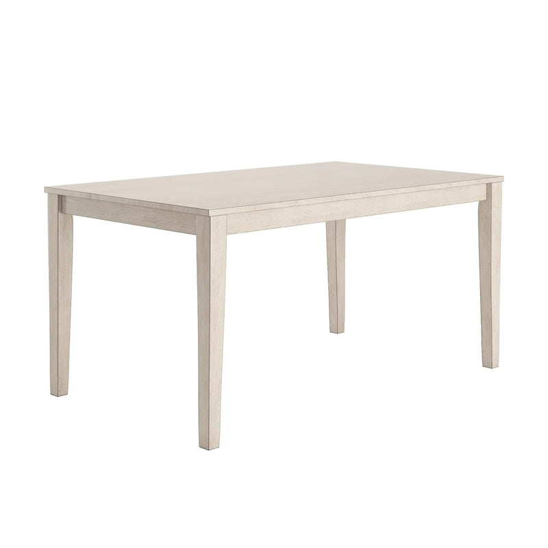 60-Inch Rectangular Wood Dining Table for Six