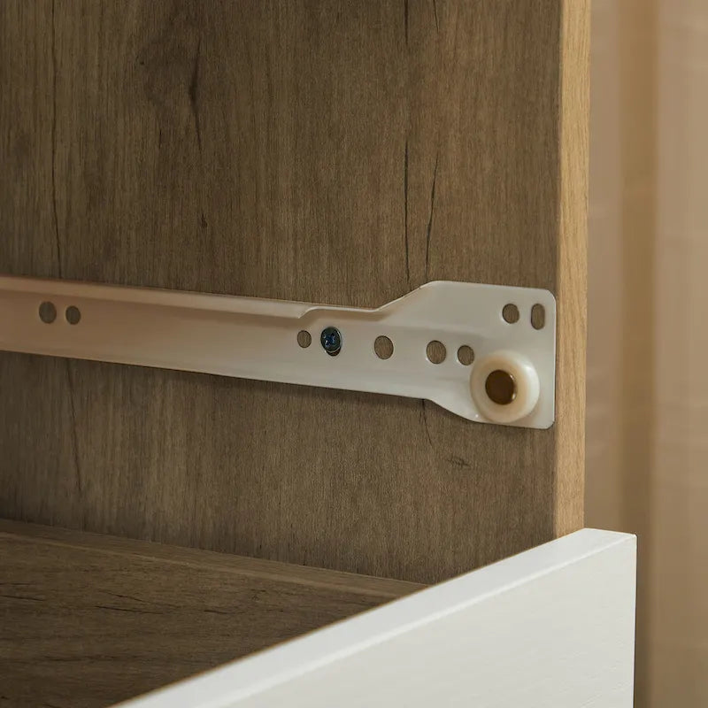 Drawer Dresser Cabinet with Solid Wood Handle
