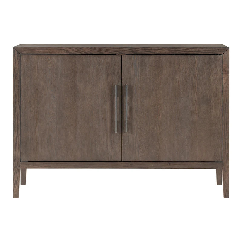47.2-Inch Two-Door Sideboard with Adjustable Shelf and Oak Legs