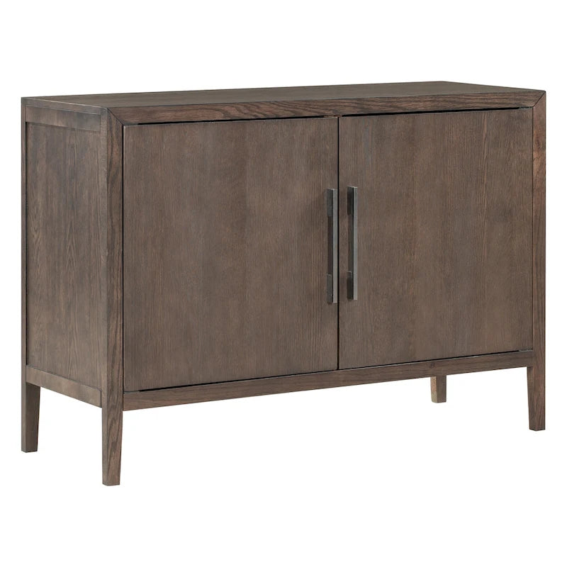 47.2-Inch Two-Door Sideboard with Adjustable Shelf and Oak Legs