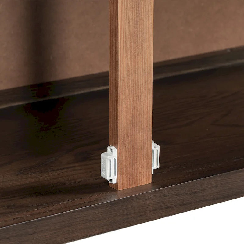 47.2-Inch Two-Door Sideboard with Adjustable Shelf and Oak Legs
