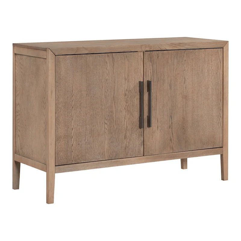 47.2-Inch Two-Door Sideboard with Adjustable Shelf and Oak Legs