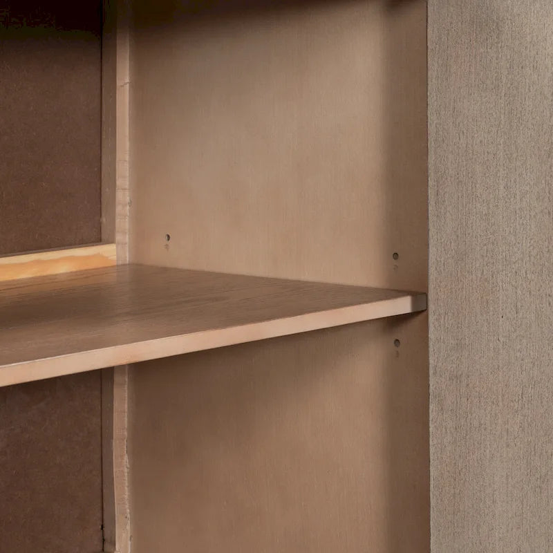 47.2-Inch Two-Door Sideboard with Adjustable Shelf and Oak Legs