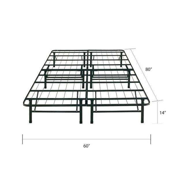 California King 14-Inch Steel Platform Bed Frame