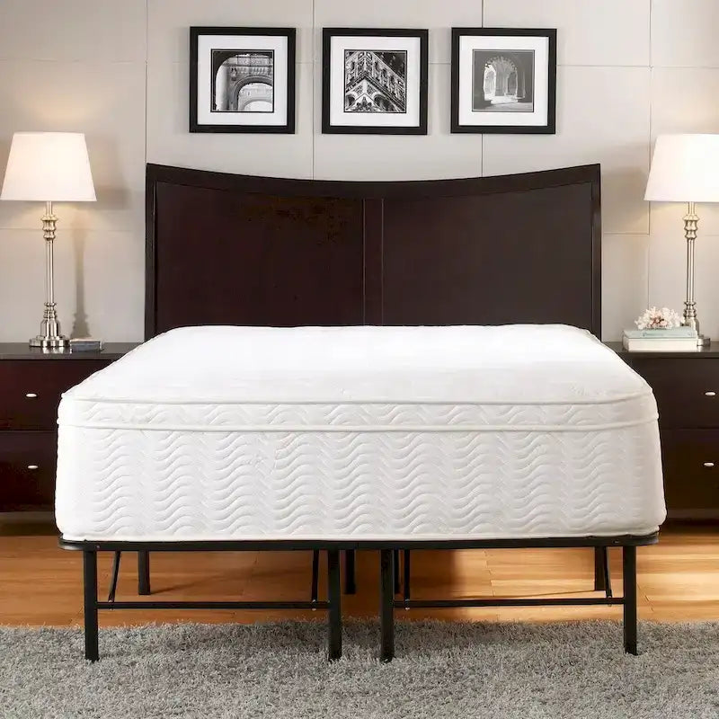 California King 14-Inch Steel Platform Bed Frame