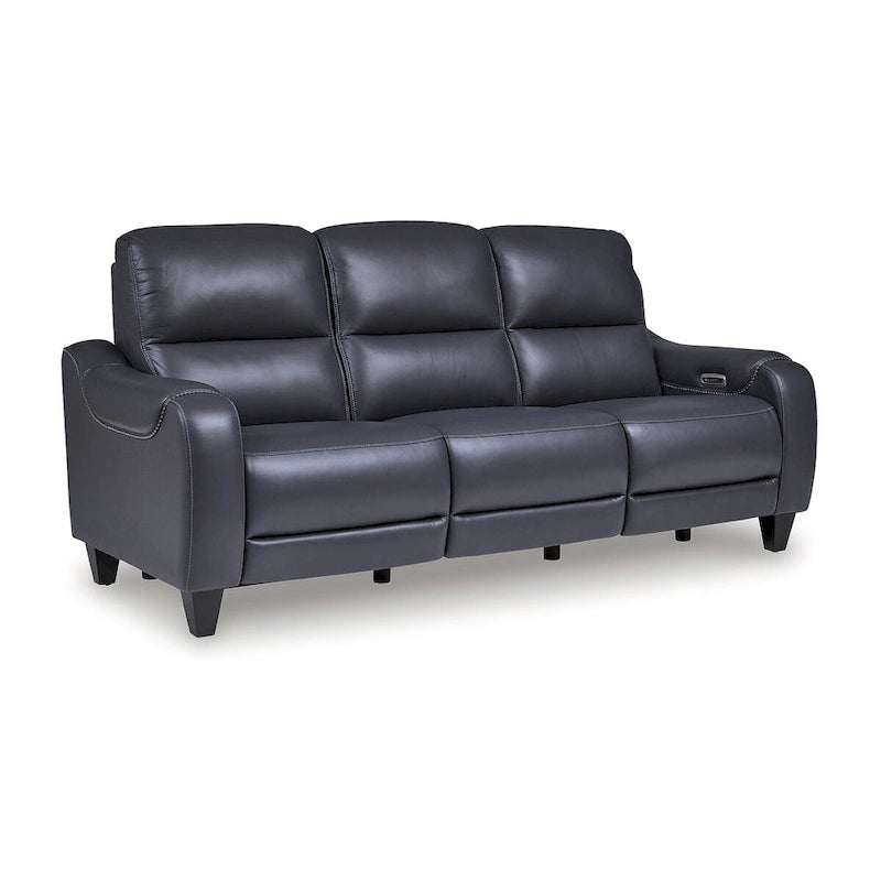 Power Reclining Sofa with Adjustable Headrests and USB Charging