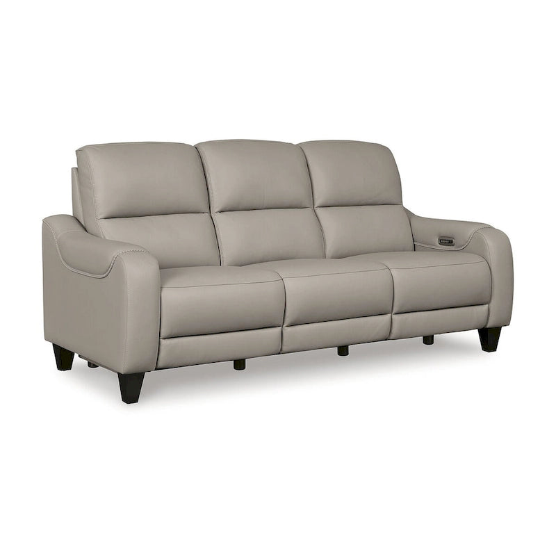 Power Reclining Sofa with Adjustable Headrests and USB Charging