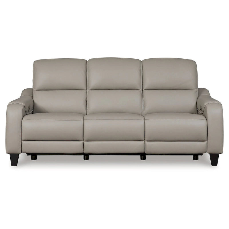 Power Reclining Sofa with Adjustable Headrests and USB Charging