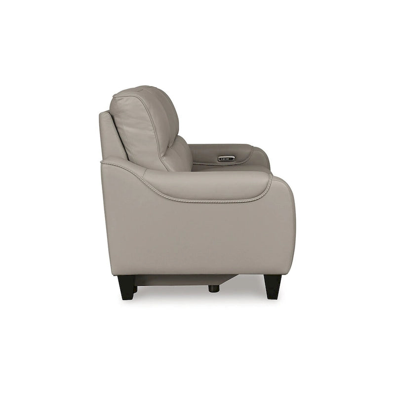 Power Reclining Sofa with Adjustable Headrests and USB Charging