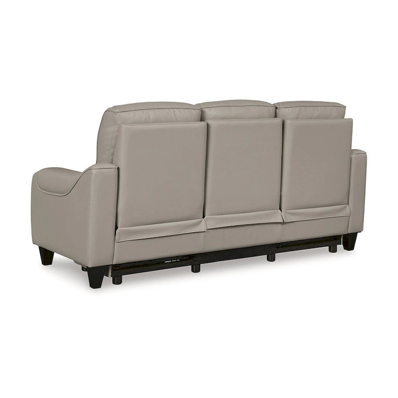 Power Reclining Sofa with Adjustable Headrests and USB Charging